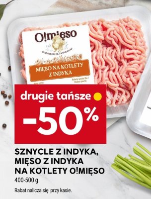 Sznycle z indyka, mięso z indyka na kotlety O!mięso promocja w Stokrotka