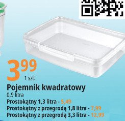 Pojemnik kwadratowy 900 ml Curver promocja