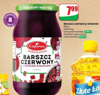 Barszcz czerwony Urbanek promocja w Dino