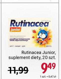 Tabletki Rutinacea junior promocja