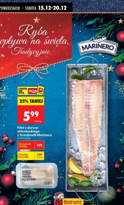 Filet z dorsza atlantyckiego z Grenlandii  promocja w Biedronka