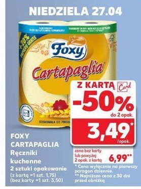 R臋cznik kuchenny Foxy cartapaglia promocja