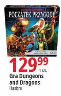 Gra dungeons & dragons pocz膮tek przygody Hasbro promocja