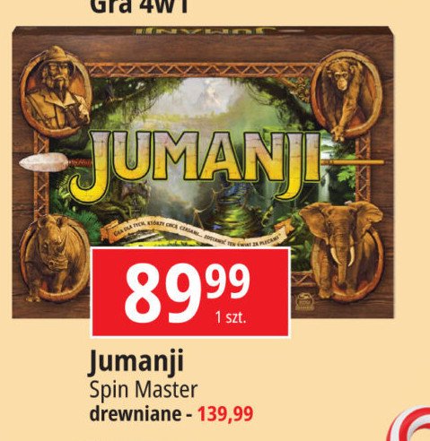 Gra planszowa jumanji Spin master promocja