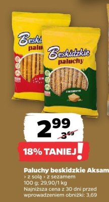 Paluchy Beskidzkie z sezamem promocja w Netto