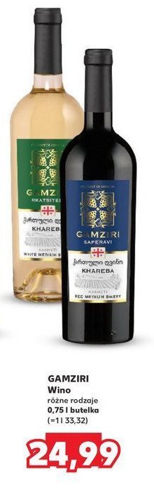 Wino GAMZIRI KHAREBA promocja w Twój Market