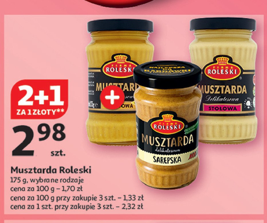Musztarda delikatesowa sarepska Roleski promocja