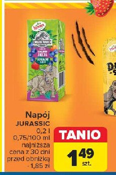 Sok jagoda jurasic world Hortex promocja