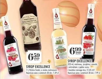 Syrop zimowa malina Excellence promocja