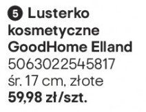 Lusterko kosmetyczne GoodHome Elland promocja w Castorama