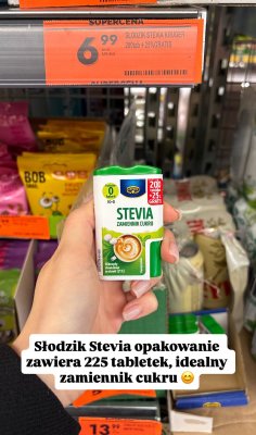 Słodzik Stevia  promocja w Biedronka