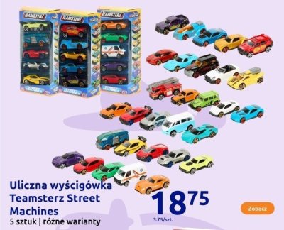 Uliczna wyścigówka Street Machines - 5 sztuk różne warianty promocja w Action