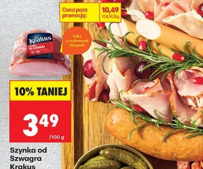 Szynka od szwagra promocja w Biedronka