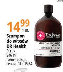 Szampon keratin + arginine + biotin The doctor promocja