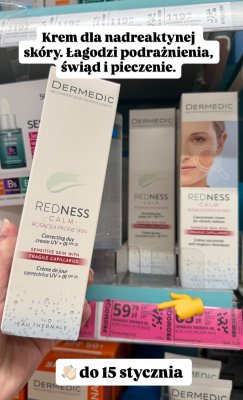 Krem Redness Calm UV + IR SPF-20 promocja w Hebe