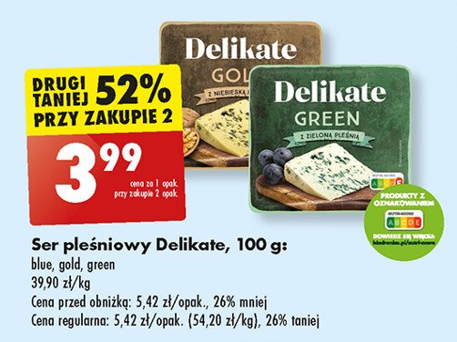 ser pleśniowy green Delikate promocja