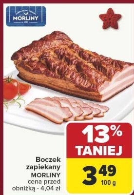 Boczek zapiękany MORLINY promocja w Carrefour