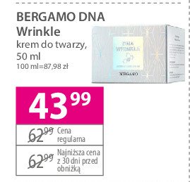 Krem do twarzy Bergamo dna wrinkle promocja