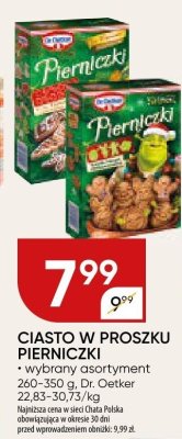 Ciasto w proszku pierniczki wybrany asortyment promocja w Chata Polska