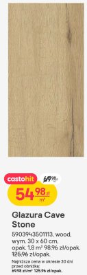 Glazura Cave Stone wood promocja w Castorama