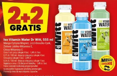 Iso Vitamin Water Dr Witt, 555 ml promocja w Twój Market