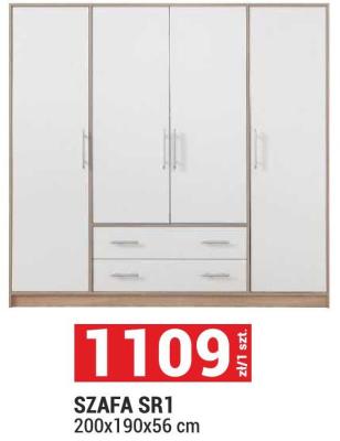 SZAFA SR1 200x190x56 cm promocja w Merkury Market