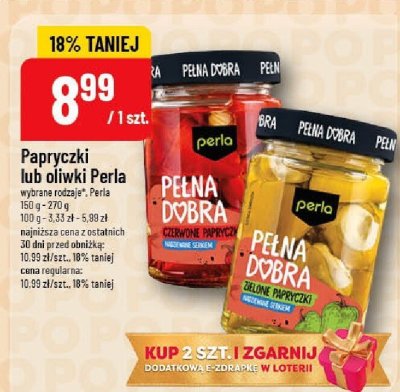 Papryczki Perla w oleju czerwone promocja w POLOmarket
