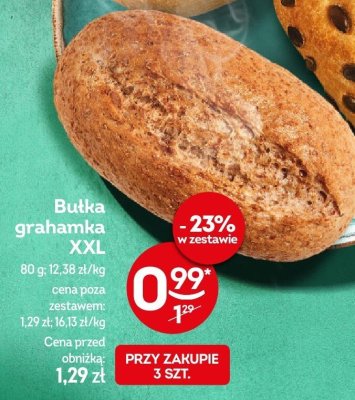 Bułka grahamka XXL promocja w Żabka