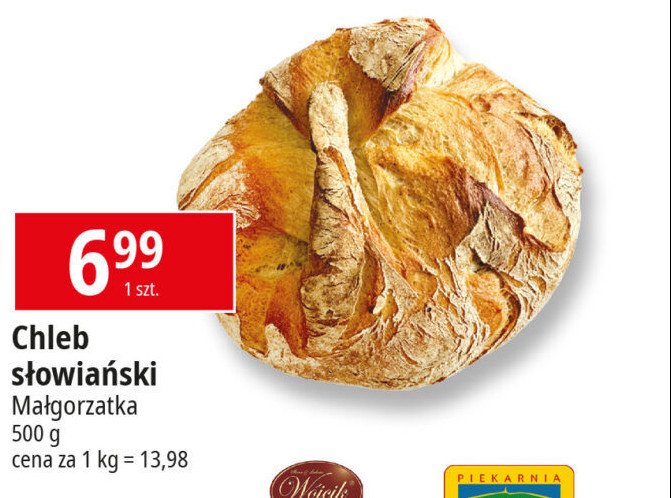 Chleb słowiański PIEKARNIA MAŁGORZATKA promocja w Biedronka