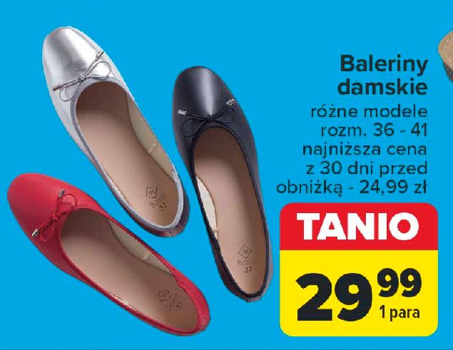 Baleriny damskie promocja