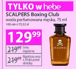 Woda perfumowana Scalpers man boxing club promocja
