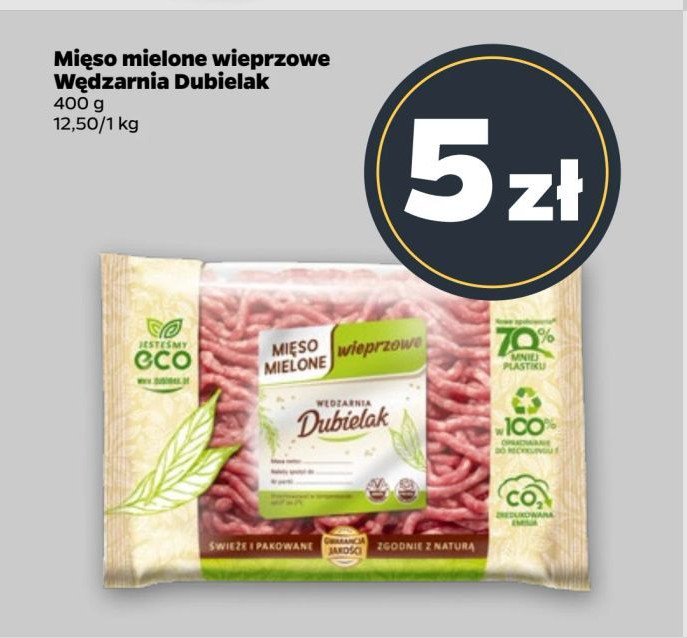 Mięso mielone wieprzowe Wędzarnia dubielak promocja