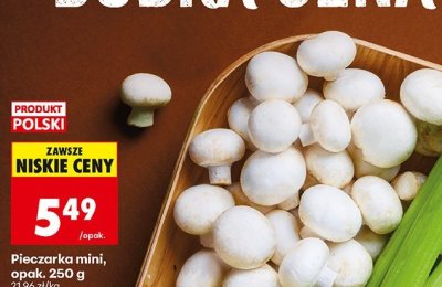 Pieczarki mini promocja w Biedronka