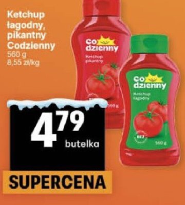 Ketchup łagodny, pikantny Codzienny promocja w Delikatesy Centrum