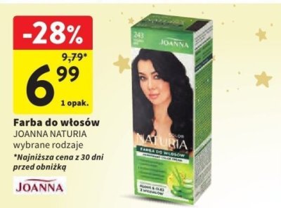 Farba do włosów JOANNA NATURIA wybrane rodzaje promocja w Intermarche