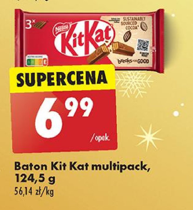 Baton Kitkat promocja w Biedronka