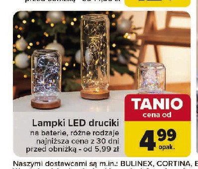 Lampka led druciki promocja w Carrefour