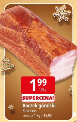 Boczek góralski Kabanos promocja w Leclerc