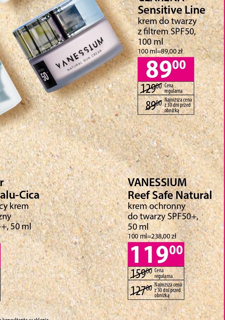 Krem ochronny do twarzy spf50+ promocja