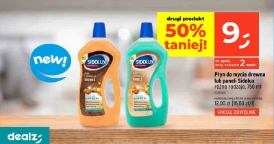 Płyn do mycia drewna lub paneli 750 ml, różne rodzaje promocja w Dealz