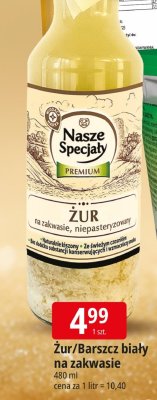 Żur/Barszcz biały na zakwasie promocja w Leclerc