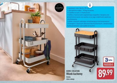 Wózek kuchenny HOME CREATION promocja w Aldi