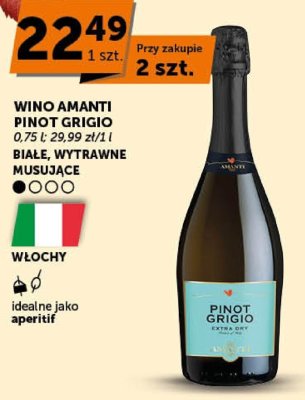 Wino Amanti Pinot Grigio promocja w Euro Sklep