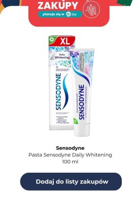 Pasta do zębów Daily Whitening promocja w Biedronka
