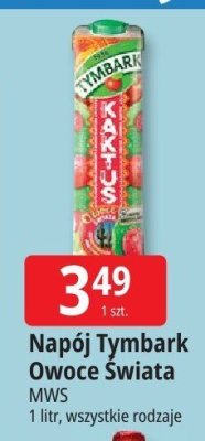 Napój Tymbark Owoce Świata MWS 1 litr, wszystkie rodzaje promocja w Leclerc