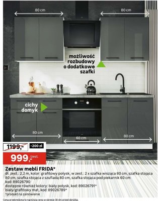Zestaw mebli kuchennych FRIDA promocja w Leroy Merlin