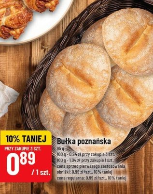 Bułka poznańska promocja w POLOmarket