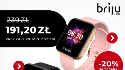Zegarek Smartwatch damski różowy Garett promocja w Briju