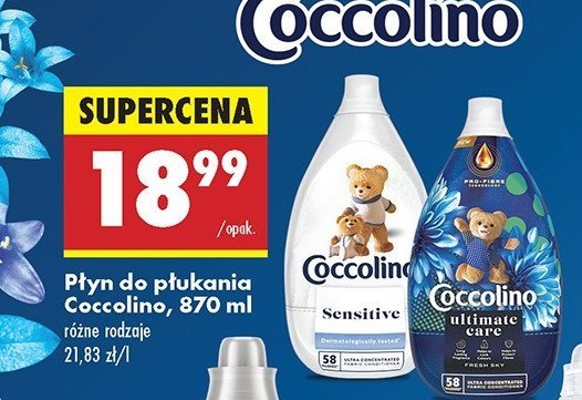 P艂yn do p艂ukania sensitive Coccolino promocja