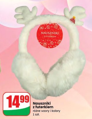 Nauszniki z futerkiem promocja w Dino